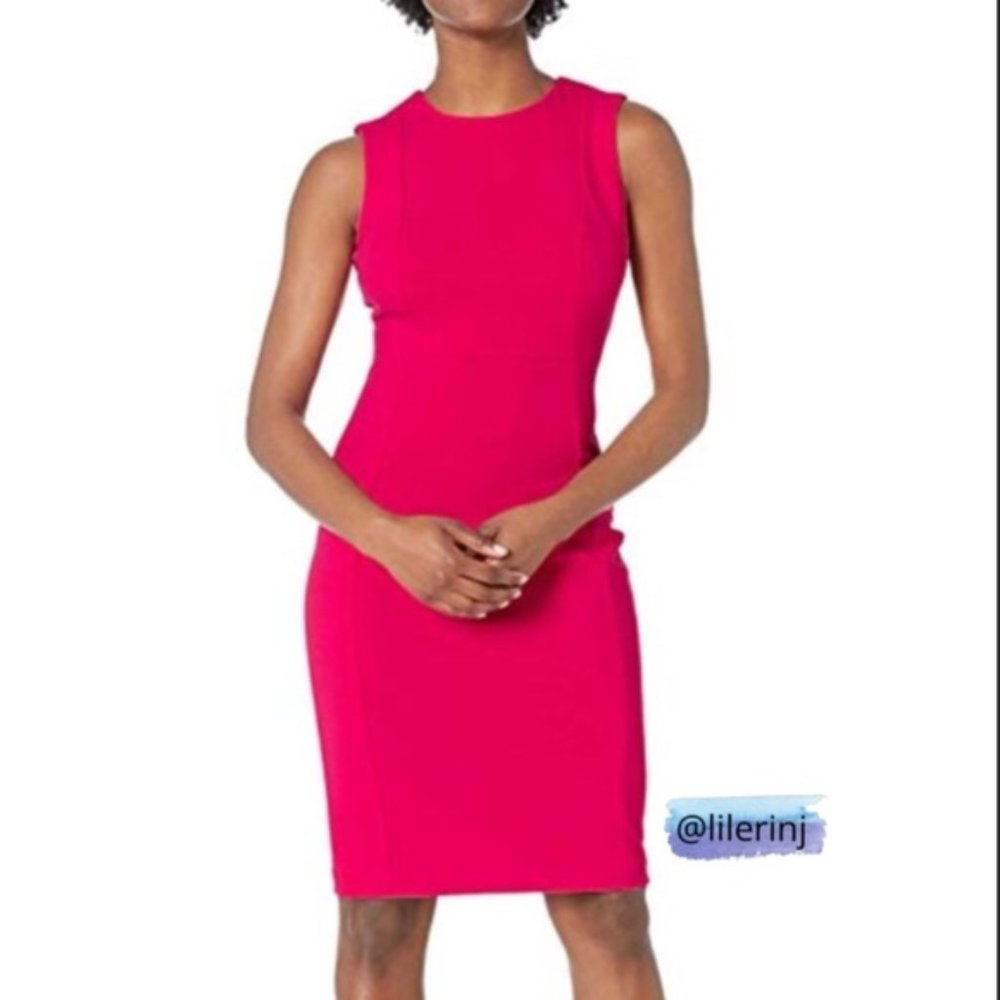 Calvin Klein Pink Sheath Dress